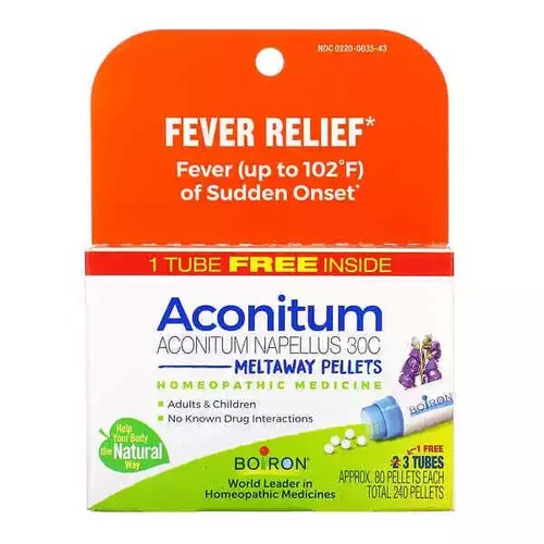 Boiron aconitum fever relief - fever,